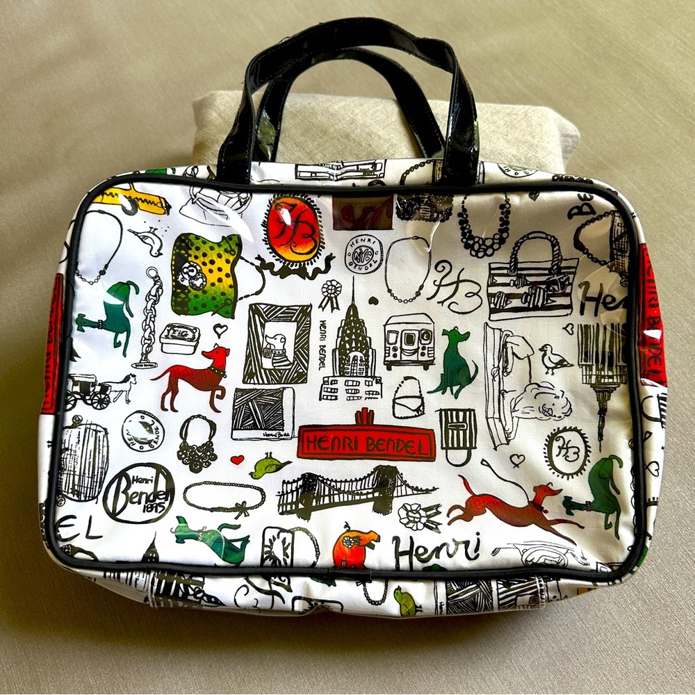Henri Bendel Cosmetic Travel Bag New York City Theme